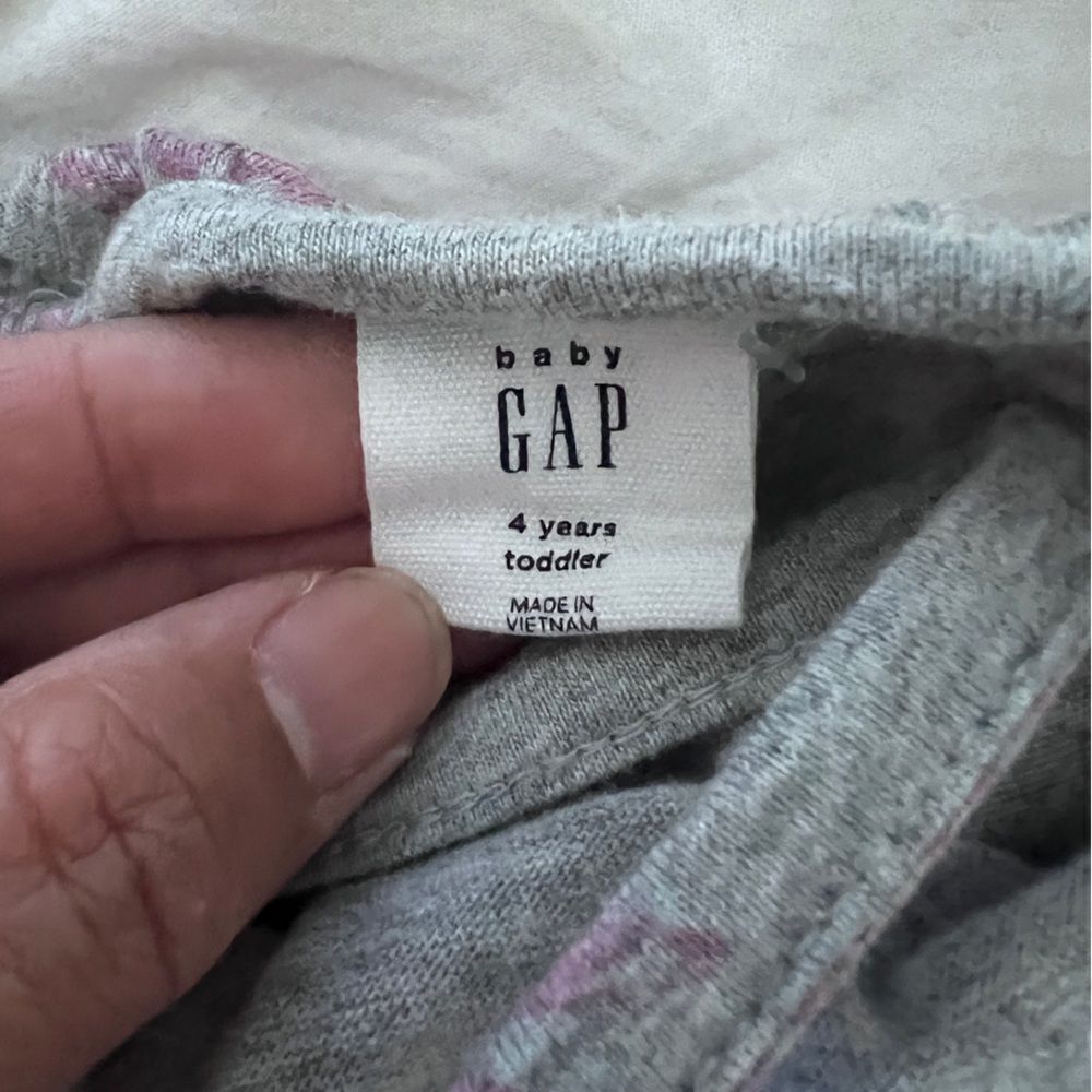 Baby Gap Sleeveless Pineapple Print Romper Toddler 4 Yrs Grey EUC - Picture 5 of 5